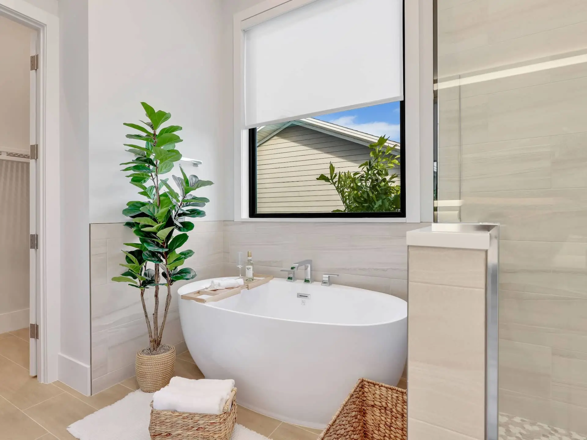 Baño con bañera