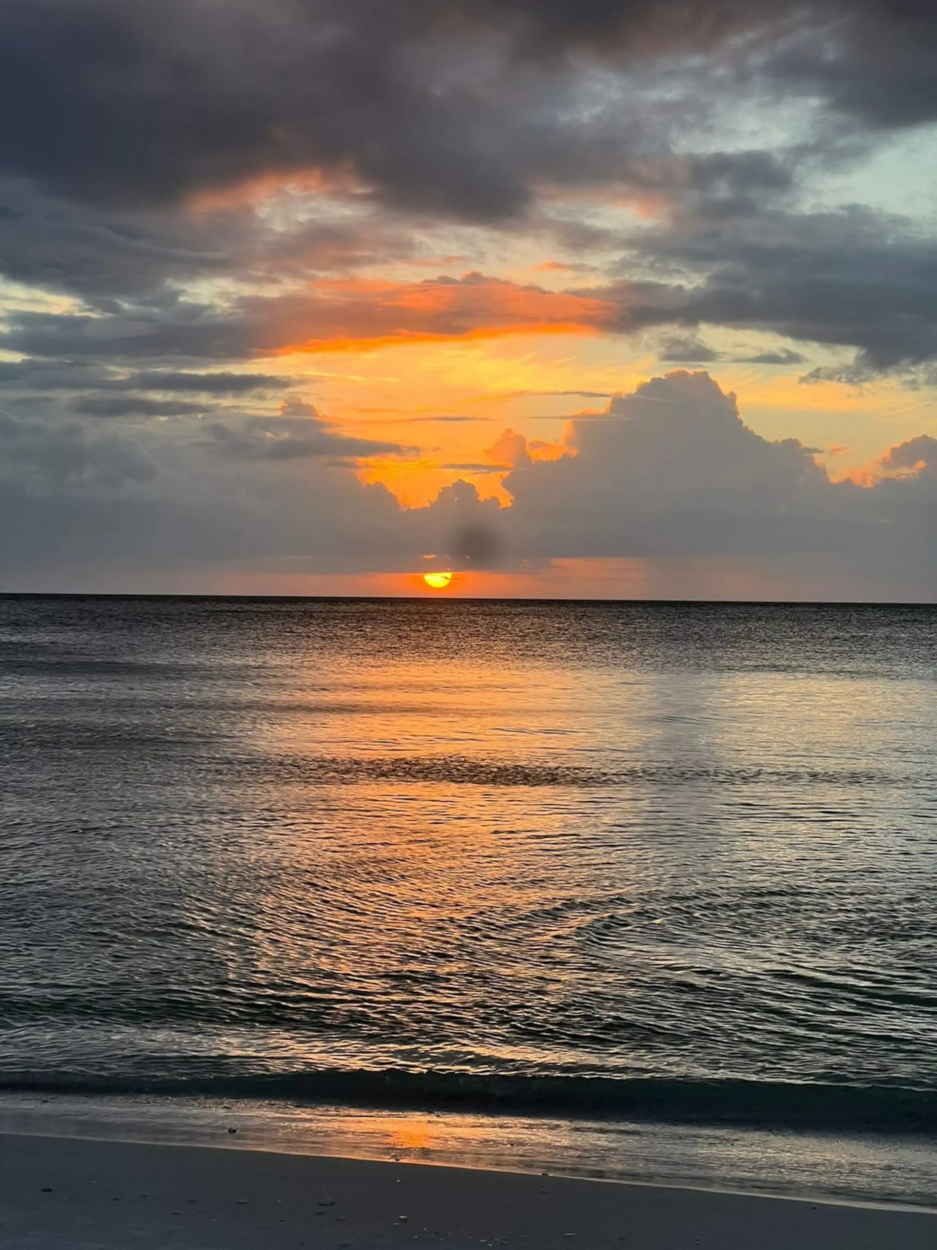 Sunset over the Gulf from a Marco Island beach
